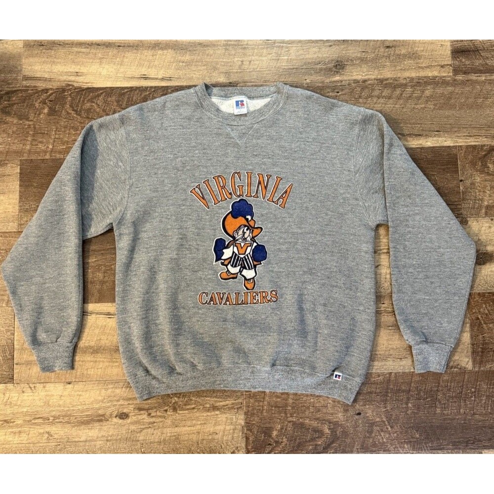 Russell Athletic Virginia Cavaliers Sweatshirt Classic 80's Collection Large